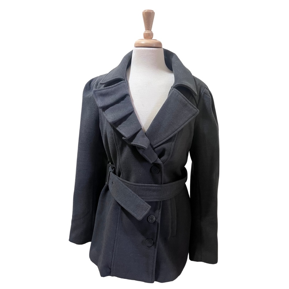 New York & Company Grey Coat Size M